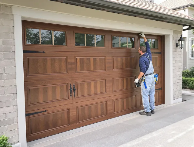 Custom garage door showcase by Sanford Garage Door Repair in Sanford