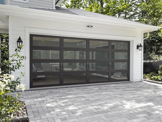 Sanford Garage Door Repair design specialist presenting custom garage door options to Sanford homeowner