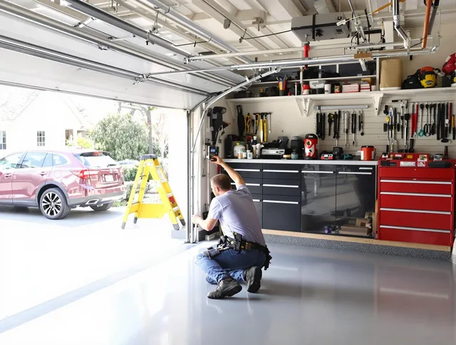 Local garage door repair service by Sanford Garage Door Repair in Sanford