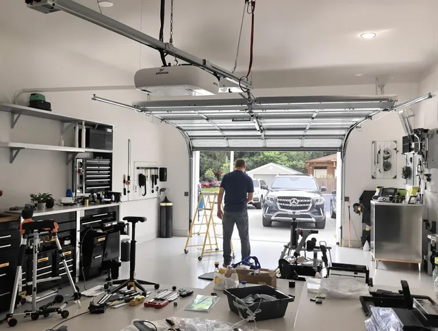 Garage door opener installation by Sanford Garage Door Repair in Sanford