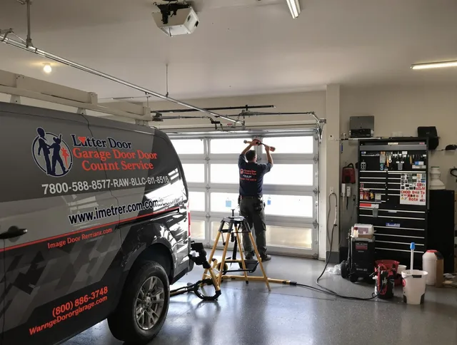 Sanford Garage Door Repair team performing same-day garage door repair in Sanford
